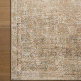 Amber Lewis x Loloi Cambria Ocean / Brick Rug White Cliff Studio Area Rugs