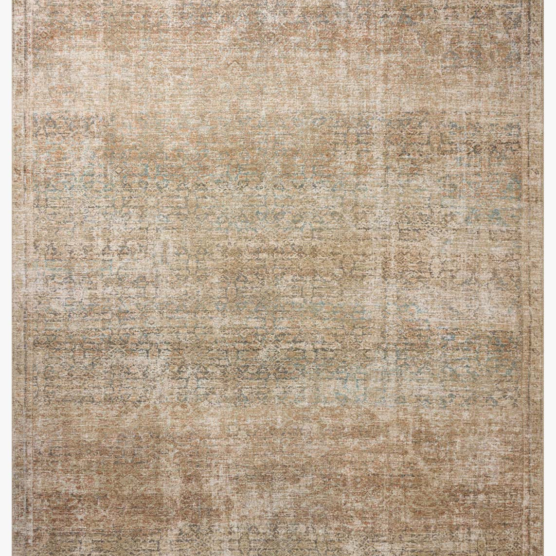 Amber Lewis x Loloi Cambria Ocean / Brick Rug White Cliff Studio Area Rugs