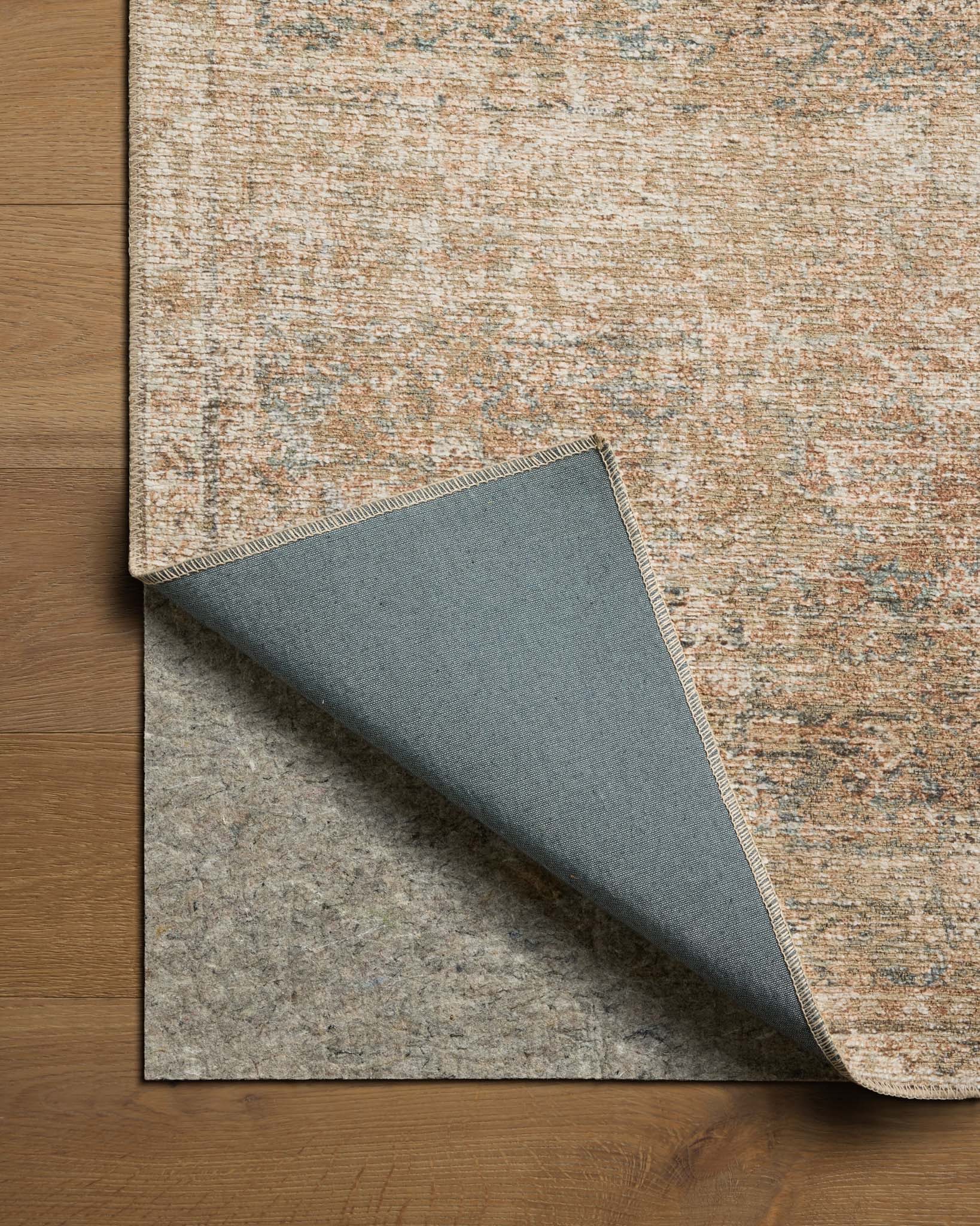 Amber Lewis x Loloi Cambria Ocean / Brick Rug White Cliff Studio Area Rugs