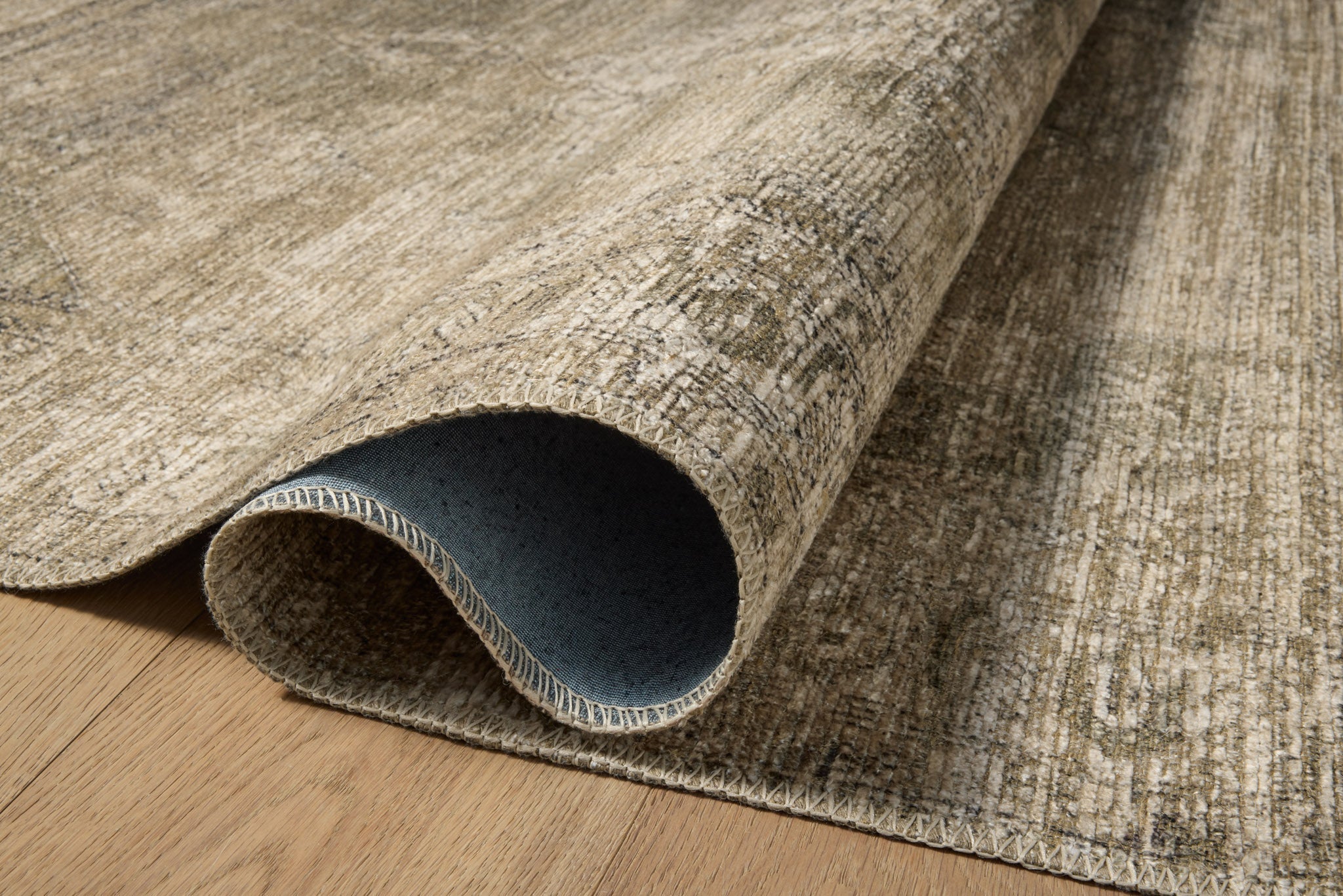 Amber Lewis x Loloi Cambria Sand / Olive Rug White Cliff Studio Area Rugs