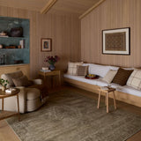 Amber Lewis x Loloi Cambria Sand / Olive Rug White Cliff Studio Area Rugs