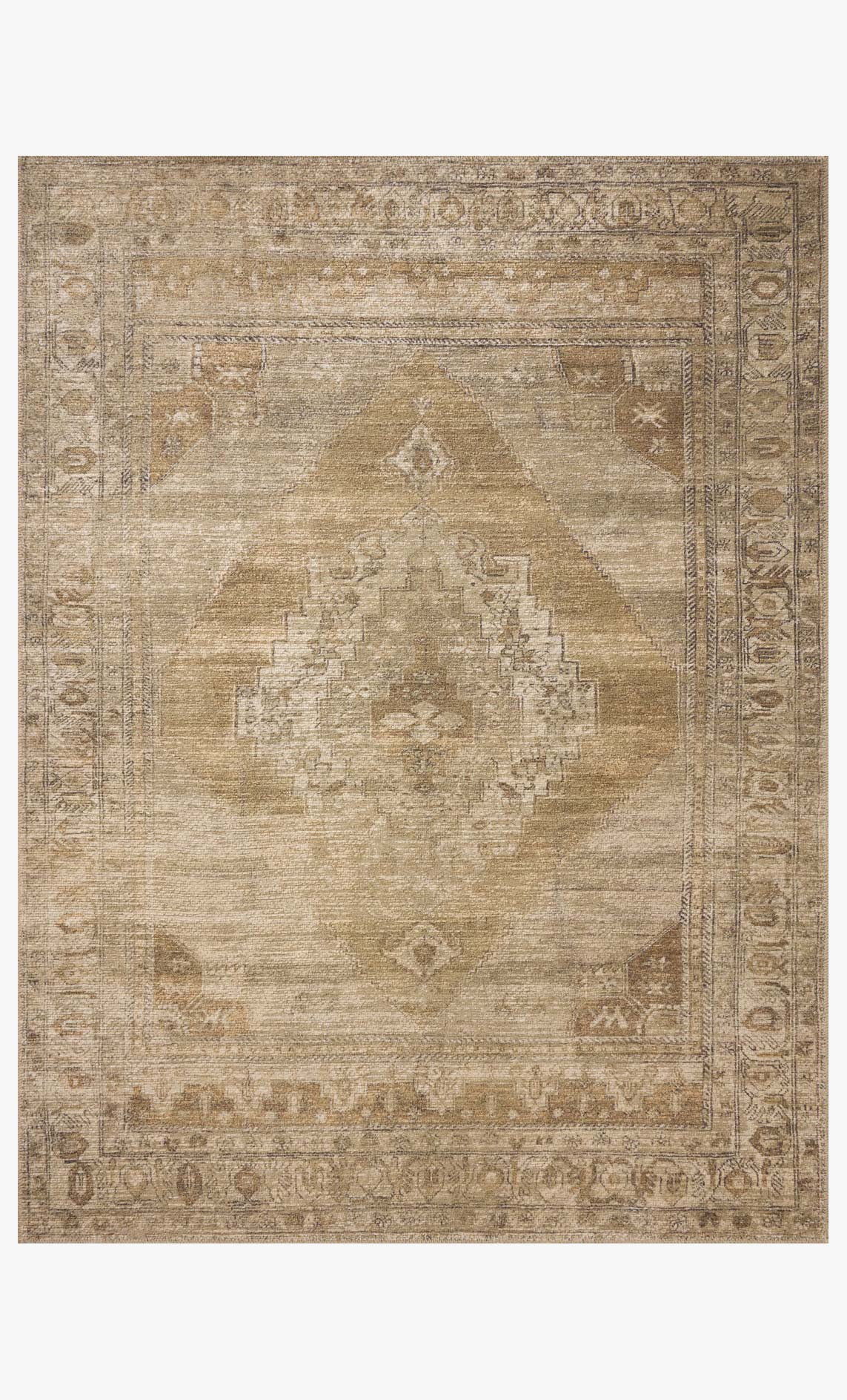 Amber Lewis x Loloi Cambria Taupe / Antique Bronze Rug White Cliff Studio Area Rugs
