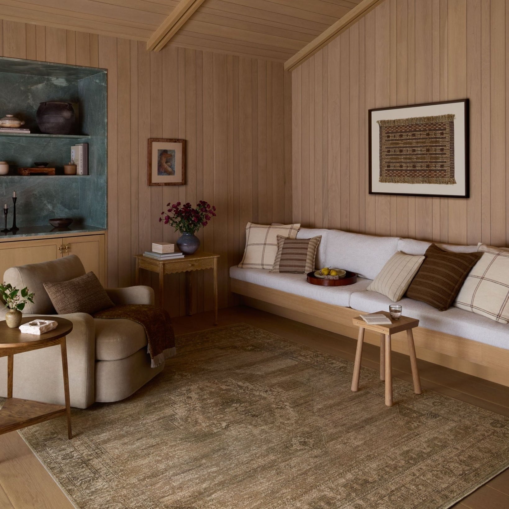 Amber Lewis x Loloi Cambria Taupe / Antique Bronze Rug White Cliff Studio Area Rugs