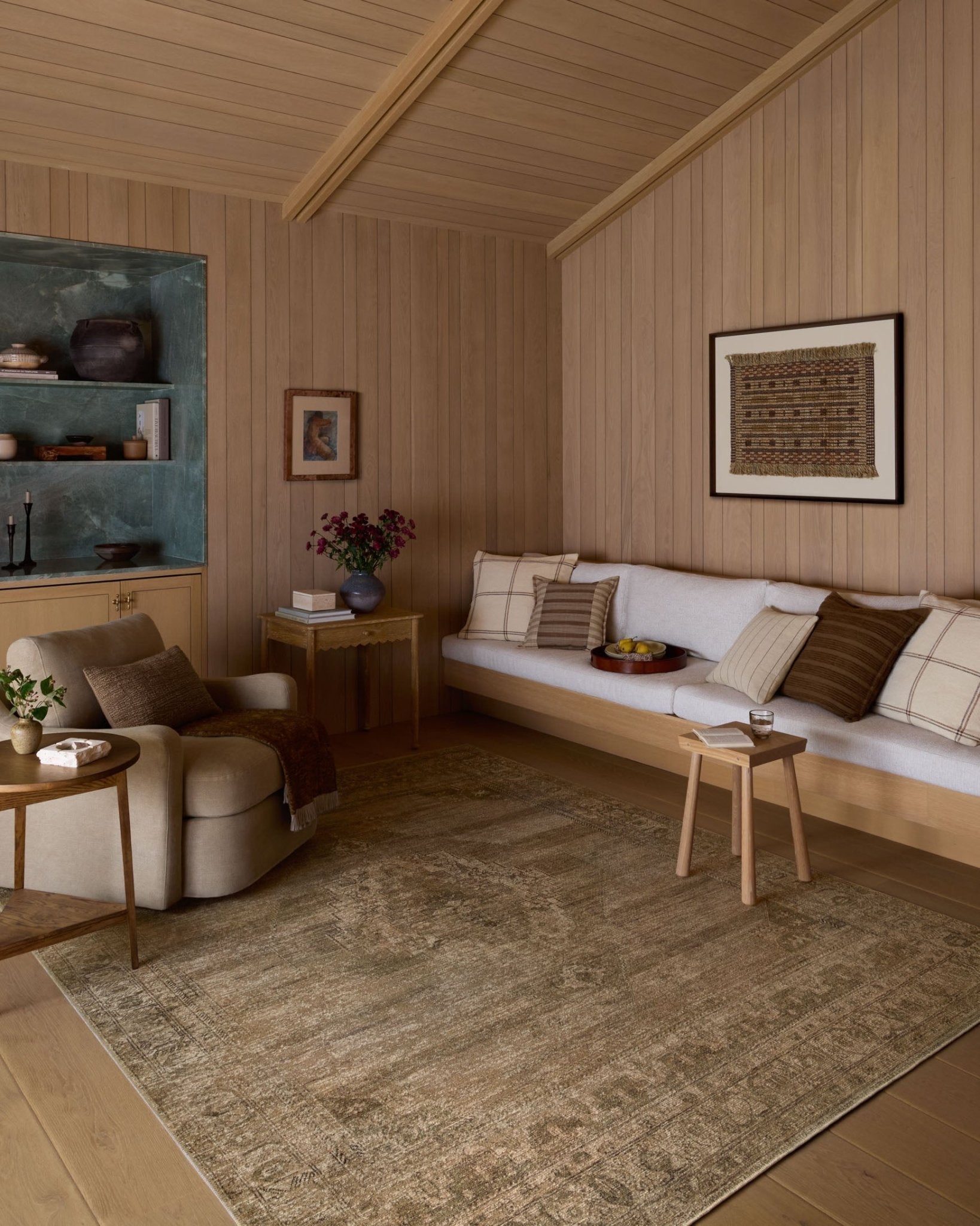 Amber Lewis x Loloi Cambria Taupe / Antique Bronze Rug White Cliff Studio Area Rugs
