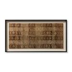 Amber Lewis x Loloi Carmella Brown / Beige 4' - 8" x 2' - 4" Wall Art White Cliff Studio Textile Art