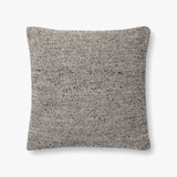 Amber Lewis x Loloi Claudette Charcoal / Grey Pillow White Cliff Studio Throw Pillows