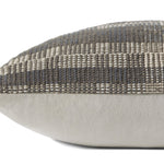 Amber Lewis x Loloi Cove Smoke / Natural 18'' x 18'' Cover w/Down Pillow White Cliff Studio Throw Pillows