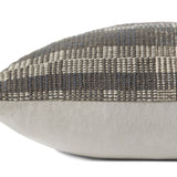 Amber Lewis x Loloi Cove Smoke / Natural 18'' x 18'' Cover w/Down Pillow White Cliff Studio Throw Pillows