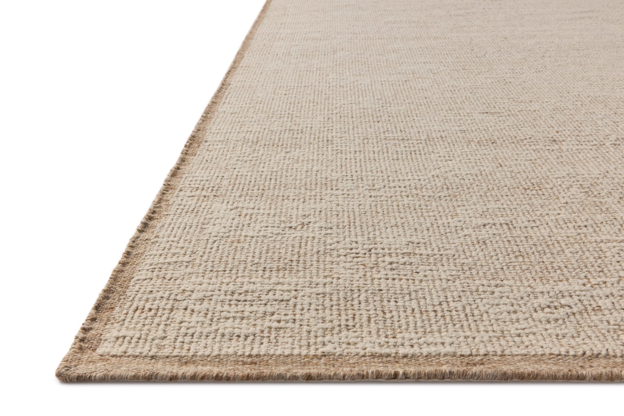 Amber Lewis x Loloi Dakota Natural / Ivory 11' - 6" x 15' Area Rug White Cliff Studio Area Rugs