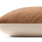 Amber Lewis x Loloi Eureka Carmel 22'' x 22'' Pillow Covery Only White Cliff Studio Throw Pillows