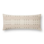 Amber Lewis x Loloi Gabrielle Beige / Terracotta 13'' x 35'' Cover Only Pillow