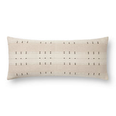 Amber Lewis x Loloi Gabrielle Beige / Terracotta 13'' x 35'' Cover Only Pillow White Cliff Studio Patterned Pillows