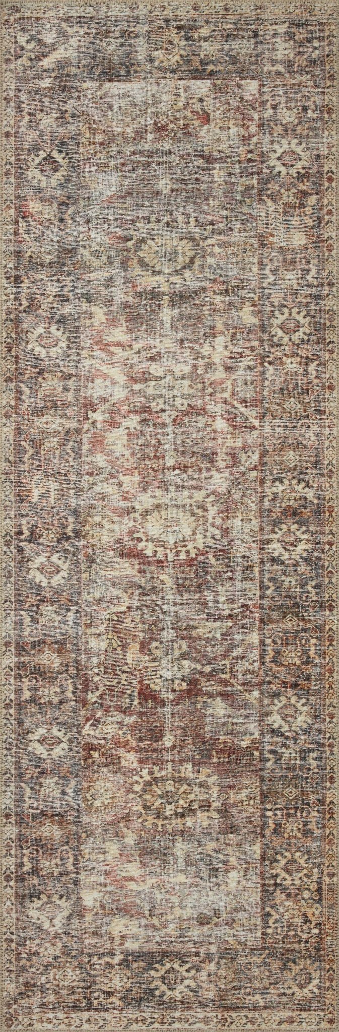 Amber Lewis x Loloi Georgie Bordeaux / Antique Rug