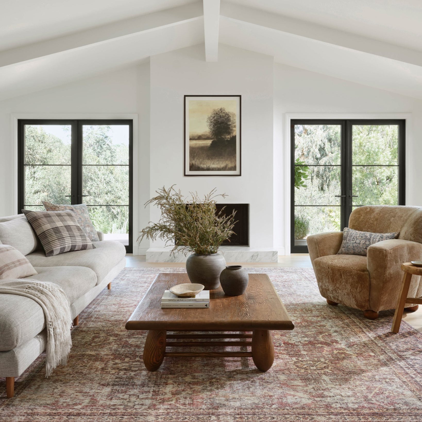 Amber Lewis x Loloi Georgie Bordeaux / Antique Rug