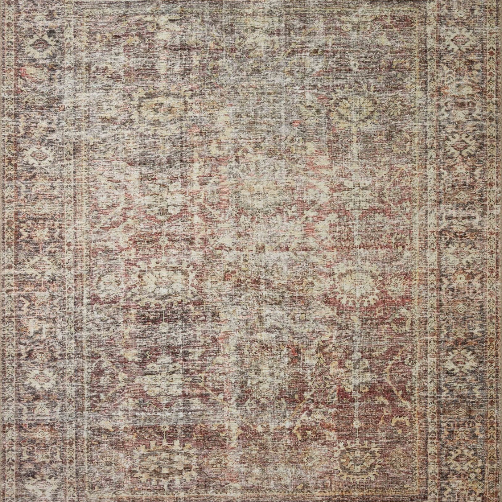 Amber Lewis x Loloi Georgie Bordeaux / Antique Rug