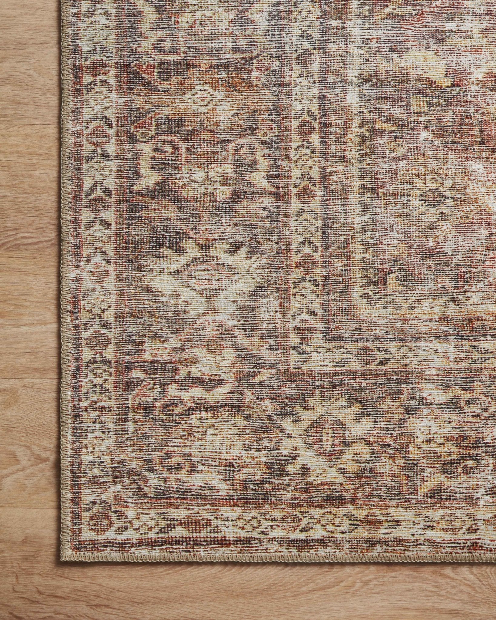 Amber Lewis x Loloi Georgie Bordeaux / Antique Rug