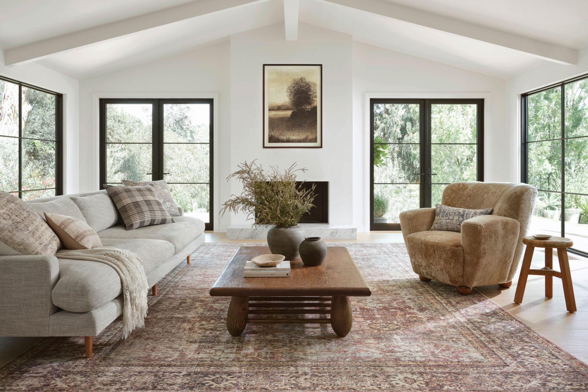 Amber Lewis x Loloi Georgie Bordeaux / Antique Rug