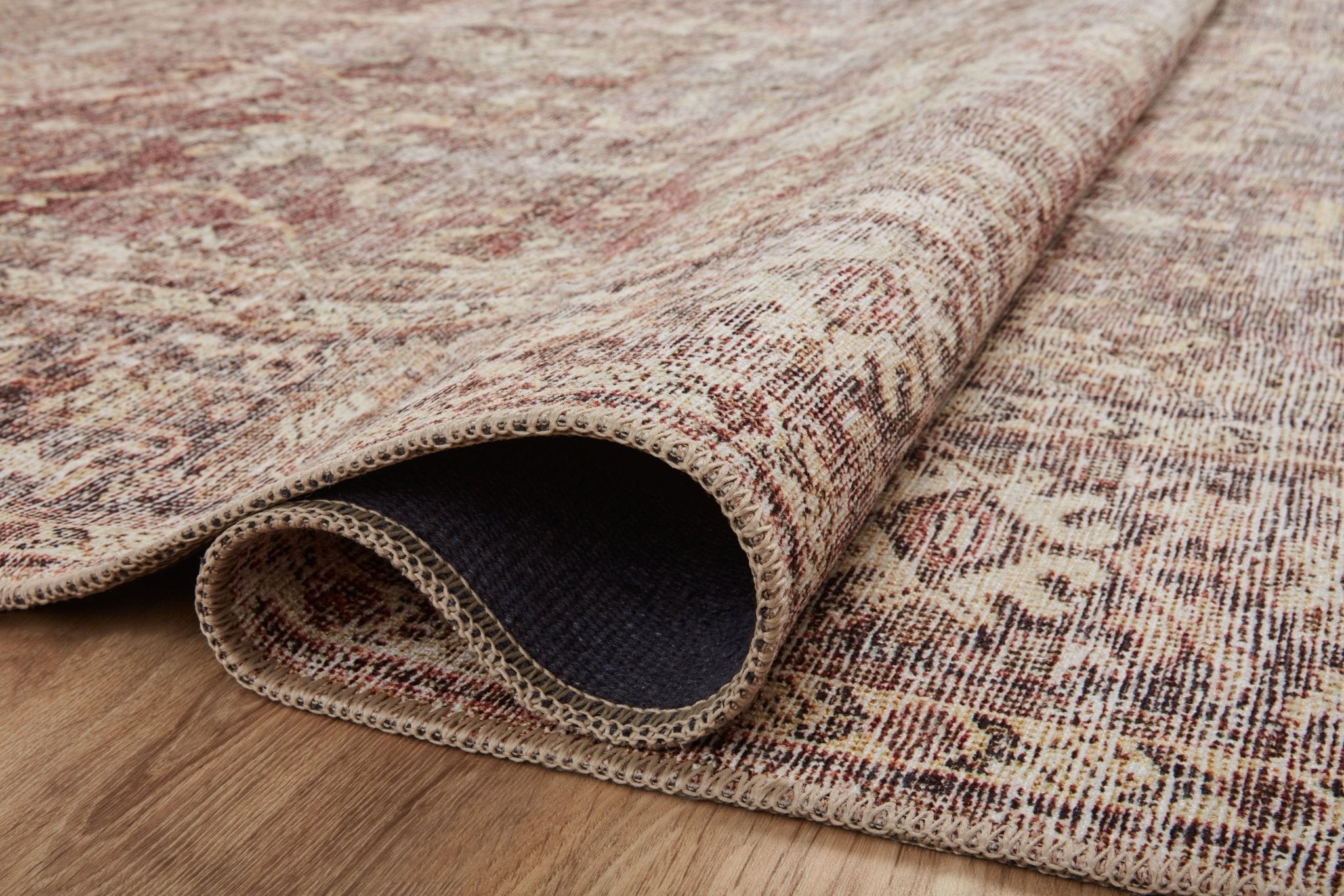 Amber Lewis x Loloi Georgie Bordeaux / Antique Rug