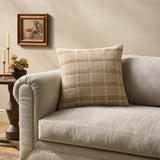 Amber Lewis x Loloi Golden Natural / Multi 22'' x 22'' Pillow Cover Only White Cliff Studio Throw Pillows