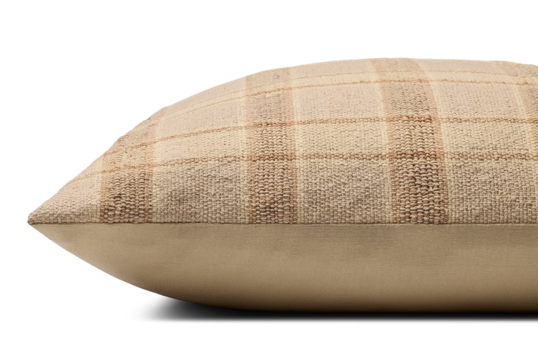 Amber Lewis x Loloi Golden Natural / Multi 22'' x 22'' Pillow Cover Only White Cliff Studio Throw Pillows