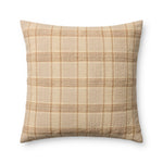Amber Lewis x Loloi Golden Natural / Multi 22'' x 22'' Pillow Cover Only White Cliff Studio Throw Pillows