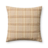 Amber Lewis x Loloi Golden Natural / Multi 22'' x 22'' Pillow Cover Only White Cliff Studio Throw Pillows