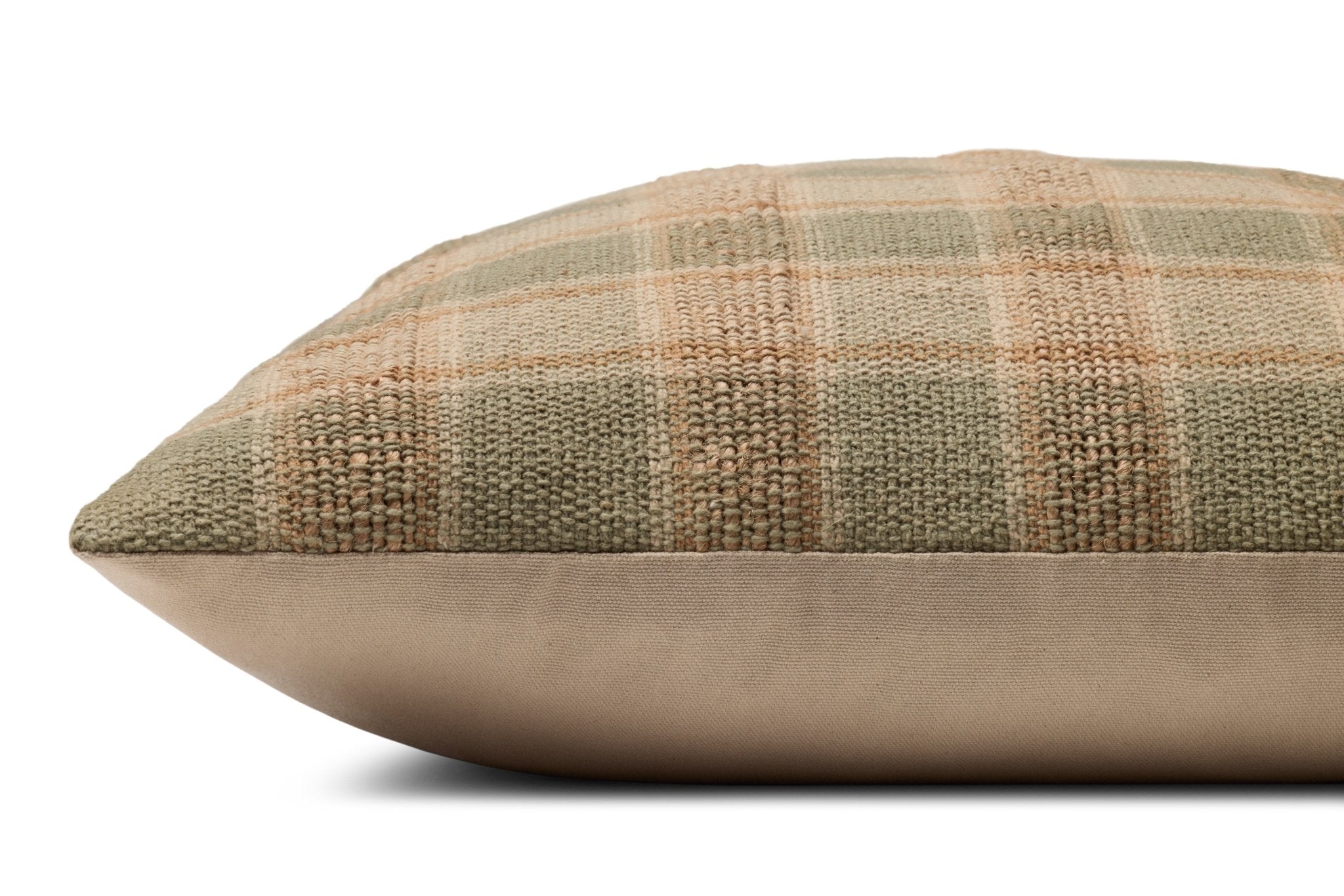 Amber Lewis x Loloi Golden Olive / Multi 20'' x 20'' Pillow Cover Only White Cliff Studio Throw Pillows