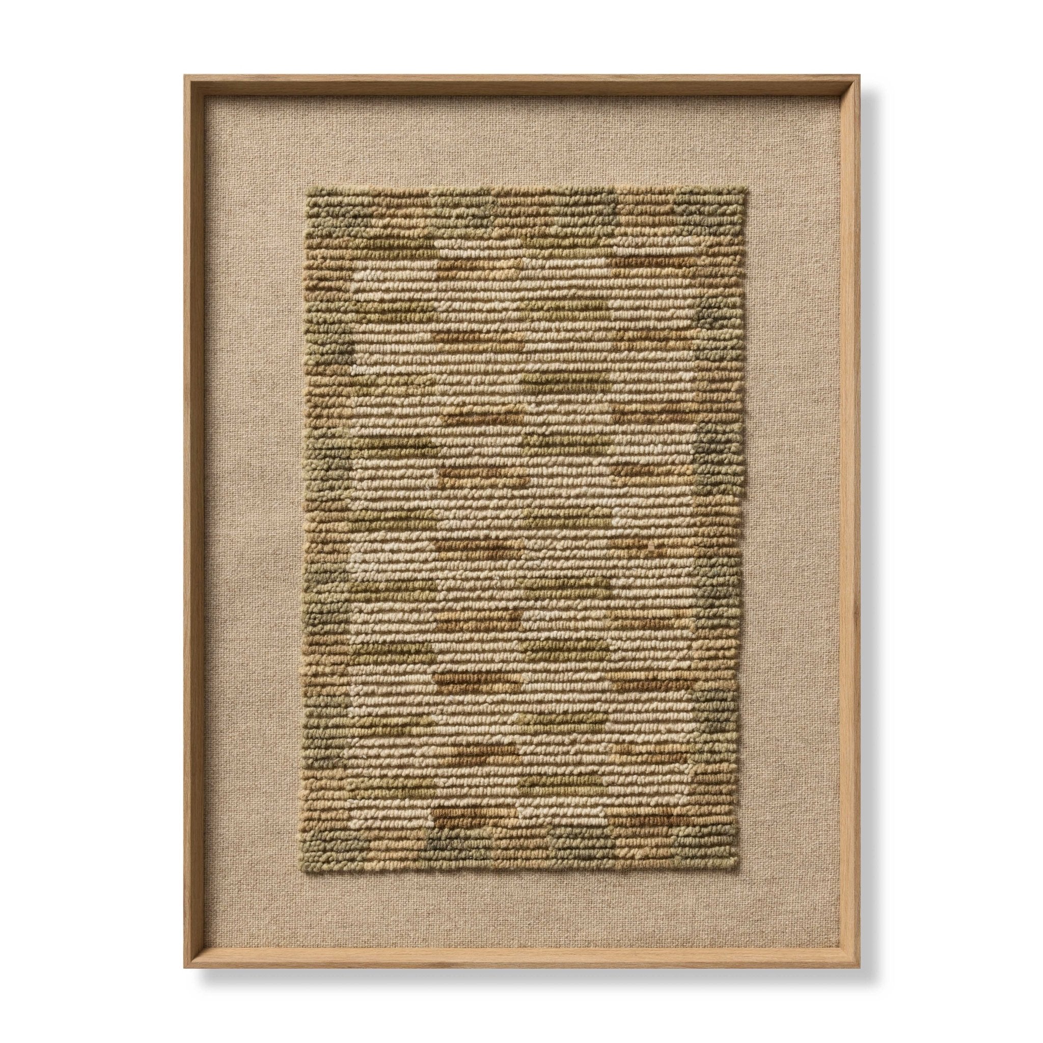 Amber Lewis x Loloi Greystone Ivory / Beige 2' - 8" x 3' - 6" Wall Art White Cliff Studio Textile Art