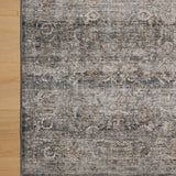 Amber Lewis x Loloi Josie Dove / Gold 18" x 18" Machine Washable Sample Rug White Cliff Studio Area Rugs