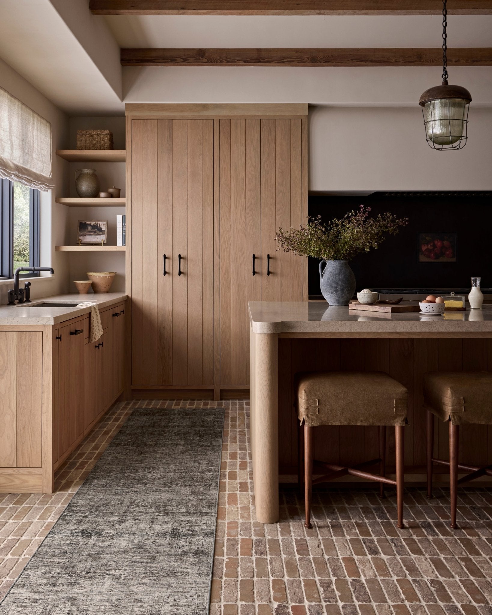 Amber Lewis x Loloi Josie Dove / Gold 18" x 18" Machine Washable Sample Rug White Cliff Studio Area Rugs