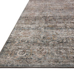 Amber Lewis x Loloi Josie Dove / Gold 18" x 18" Machine Washable Sample Rug White Cliff Studio Area Rugs