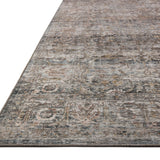 Amber Lewis x Loloi Josie Dove / Gold 18" x 18" Machine Washable Sample Rug White Cliff Studio Area Rugs