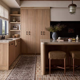 Amber Lewis x Loloi Josie Earth / Natural 18" x 18" Machine Washable Sample Rug White Cliff Studio Area Rugs