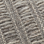 Amber Lewis x Loloi Kit Grey / Natural 22'' x 22'' Cover w/Down Pillow White Cliff Studio Throw Pillows