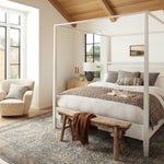 Amber Lewis x Loloi Kit Grey / Natural 22'' x 22'' Cover w/Down Pillow White Cliff Studio Throw Pillows