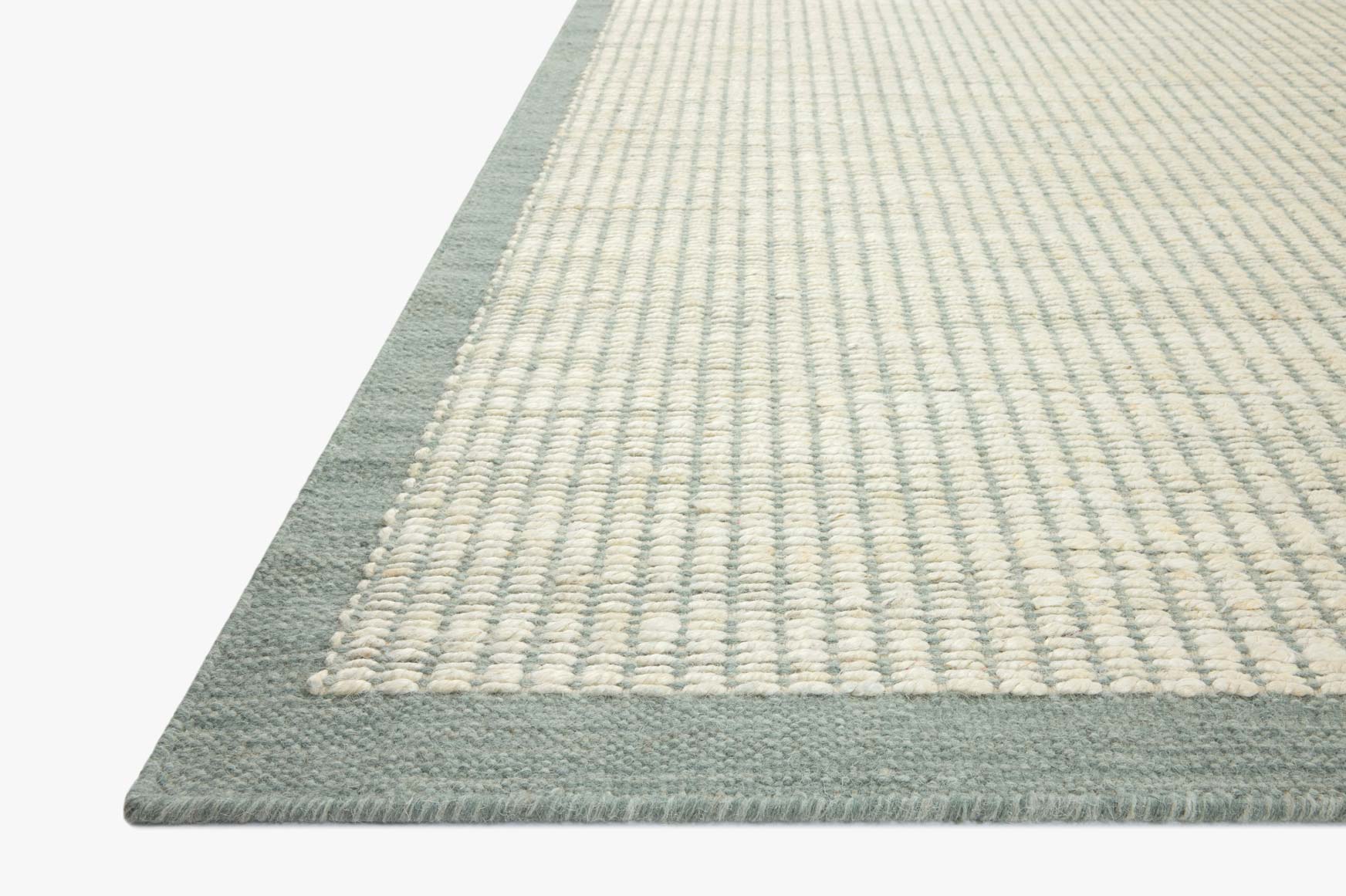 Amber Lewis x Loloi Lilah Ivory / Sky Rug White Cliff Studio Area Rugs