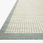 Amber Lewis x Loloi Lilah Ivory / Sky Rug White Cliff Studio Area Rugs
