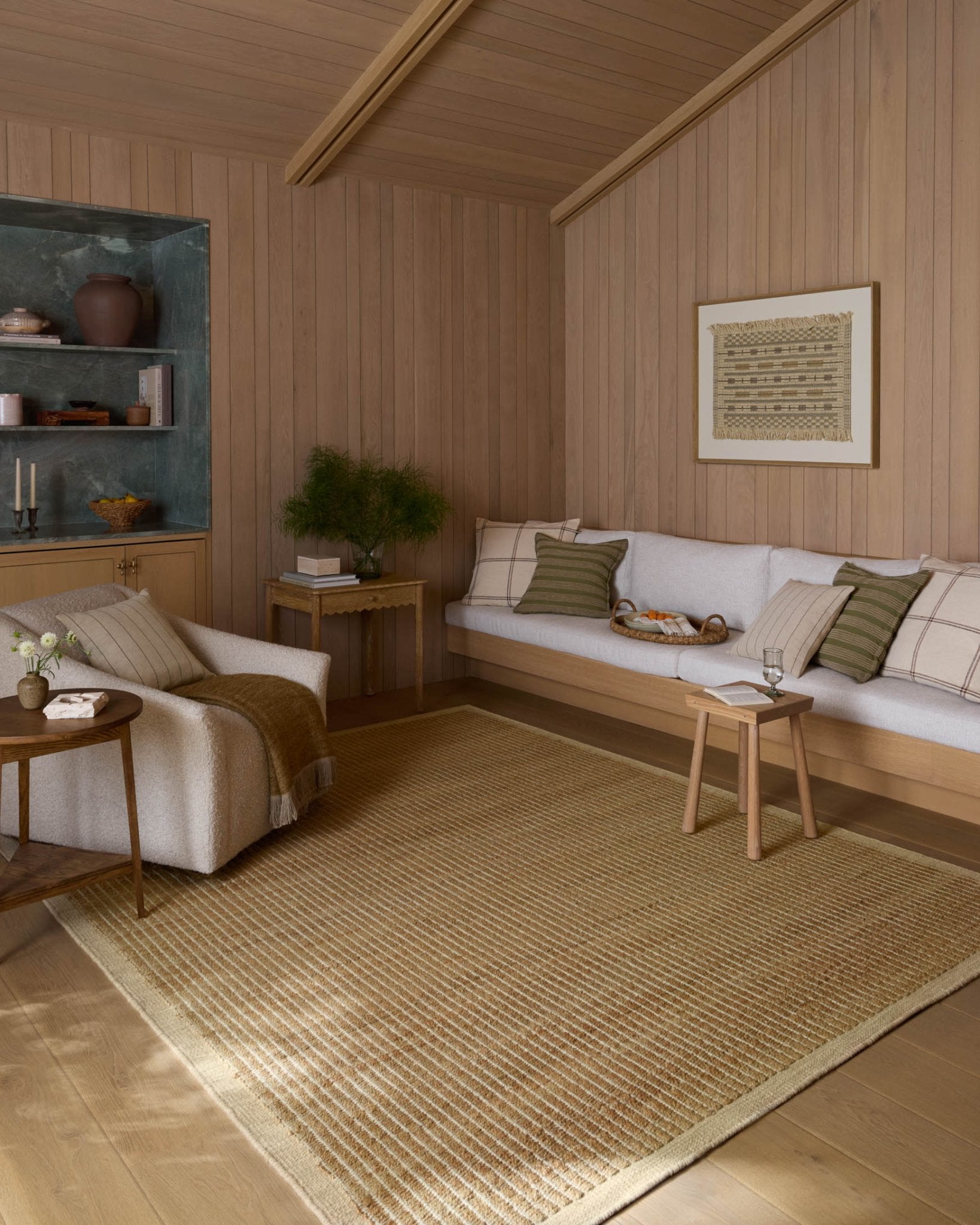 Amber Lewis x Loloi Lilah Natural / Antique Ivory Rug White Cliff Studio Area Rugs
