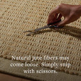 Amber Lewis x Loloi Lilah Natural / Antique Ivory Rug White Cliff Studio Area Rugs