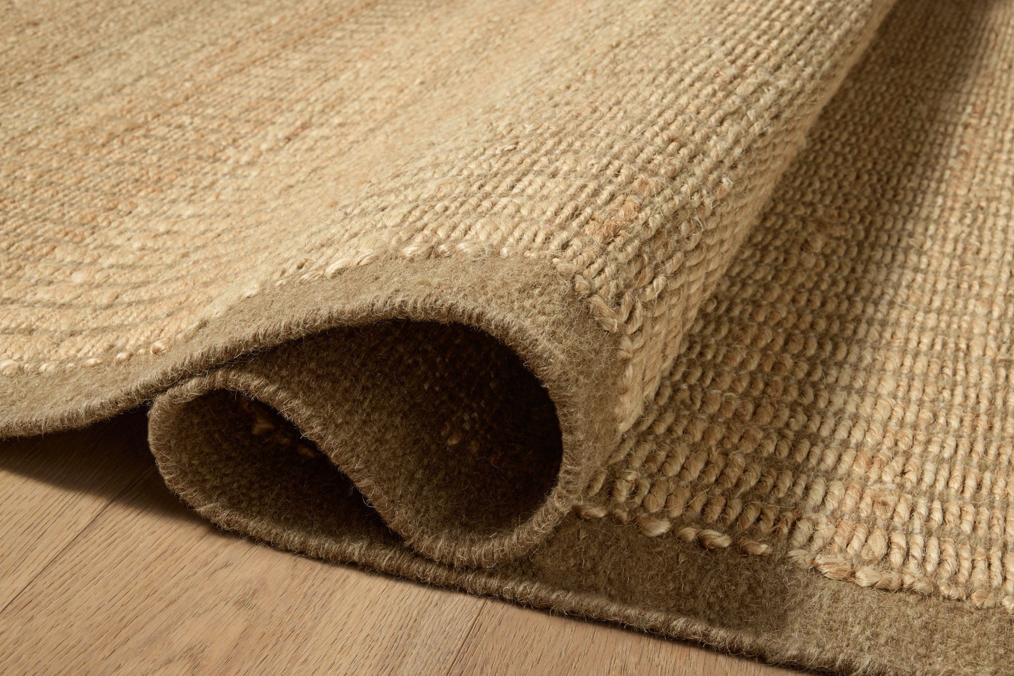 Amber Lewis x Loloi Lilah Natural / Bark Rug White Cliff Studio Area Rugs