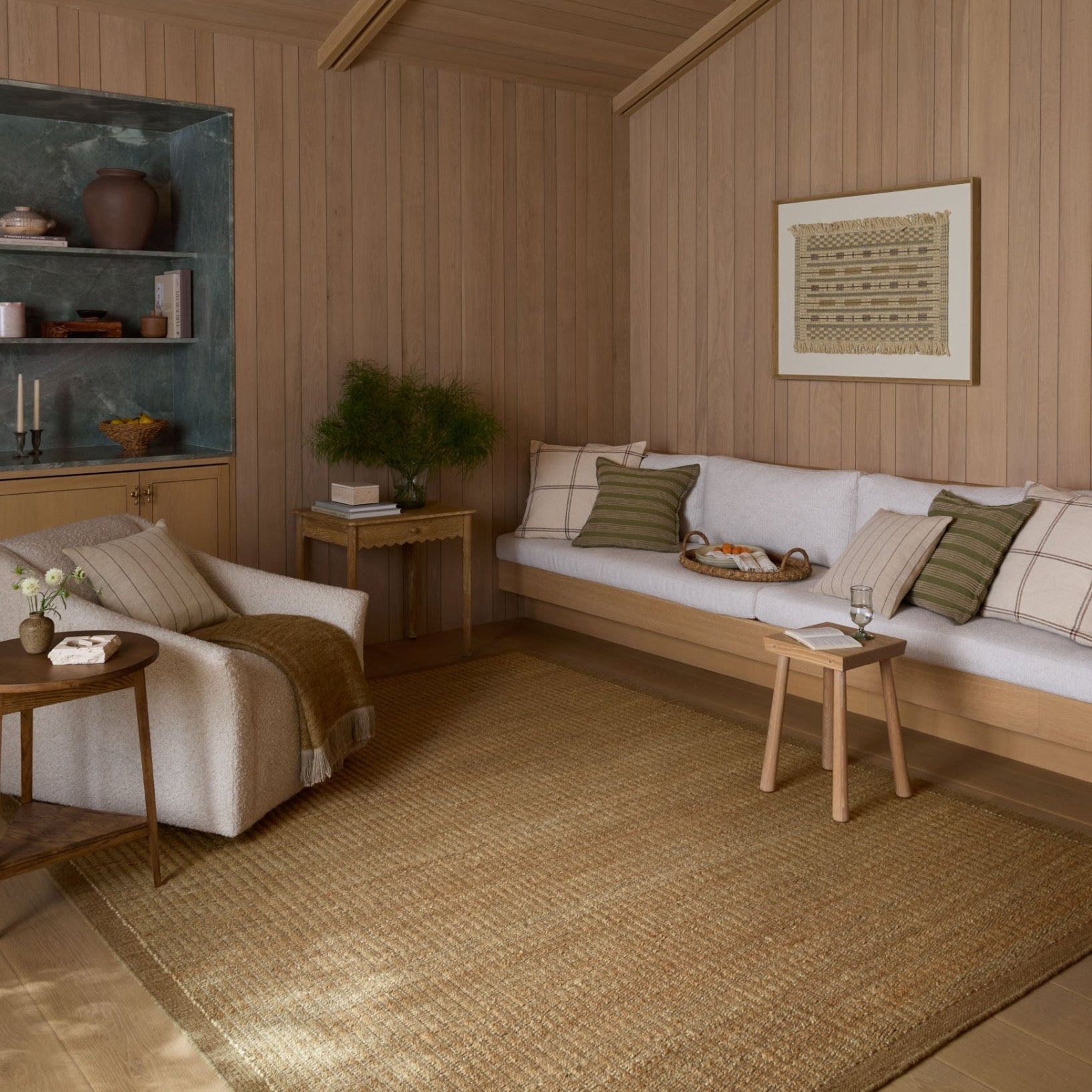 Amber Lewis x Loloi Lilah Natural / Bark Rug White Cliff Studio Area Rugs