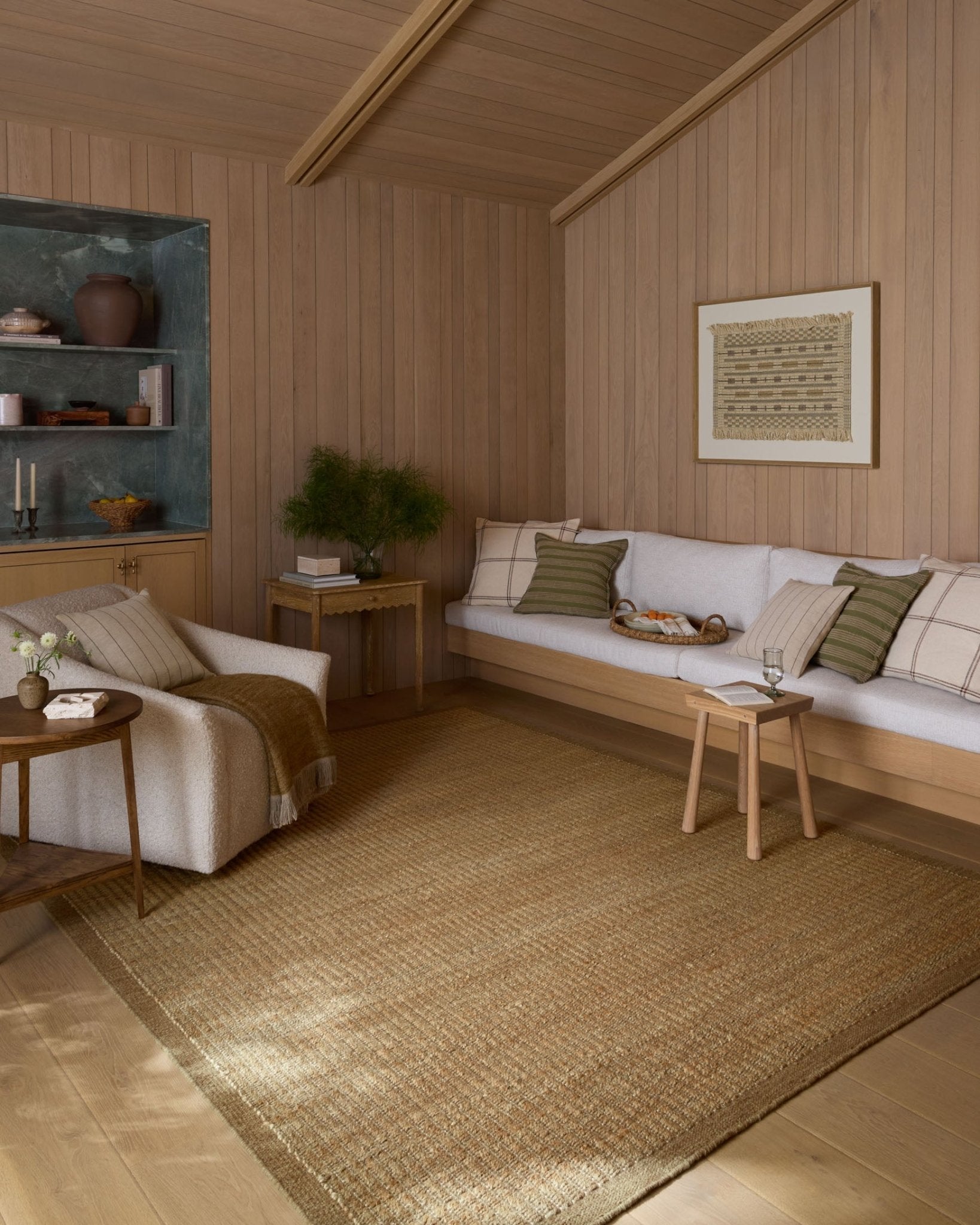 Amber Lewis x Loloi Lilah Natural / Bark Rug White Cliff Studio Area Rugs