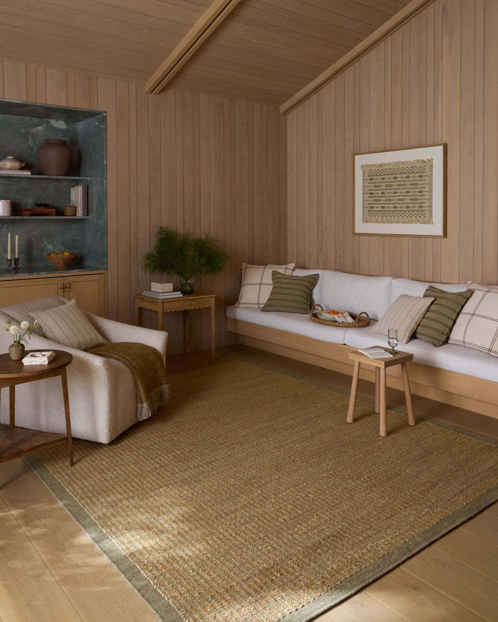 Amber Lewis x Loloi Lilah Natural / Grey Rug White Cliff Studio Area Rugs