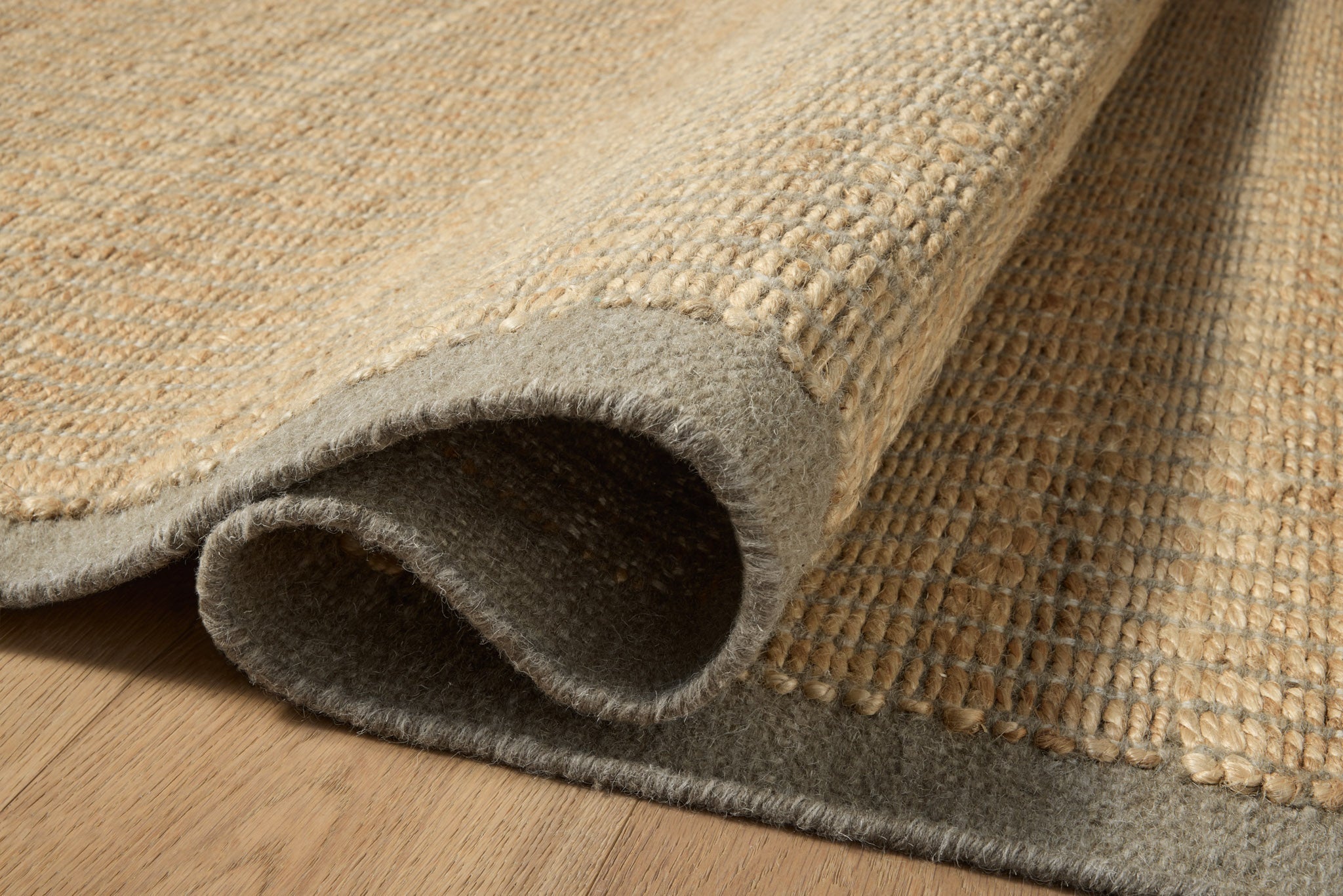 Amber Lewis x Loloi Lilah Natural / Grey Rug White Cliff Studio Area Rugs