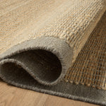 Amber Lewis x Loloi Lilah Natural / Grey Rug White Cliff Studio Area Rugs