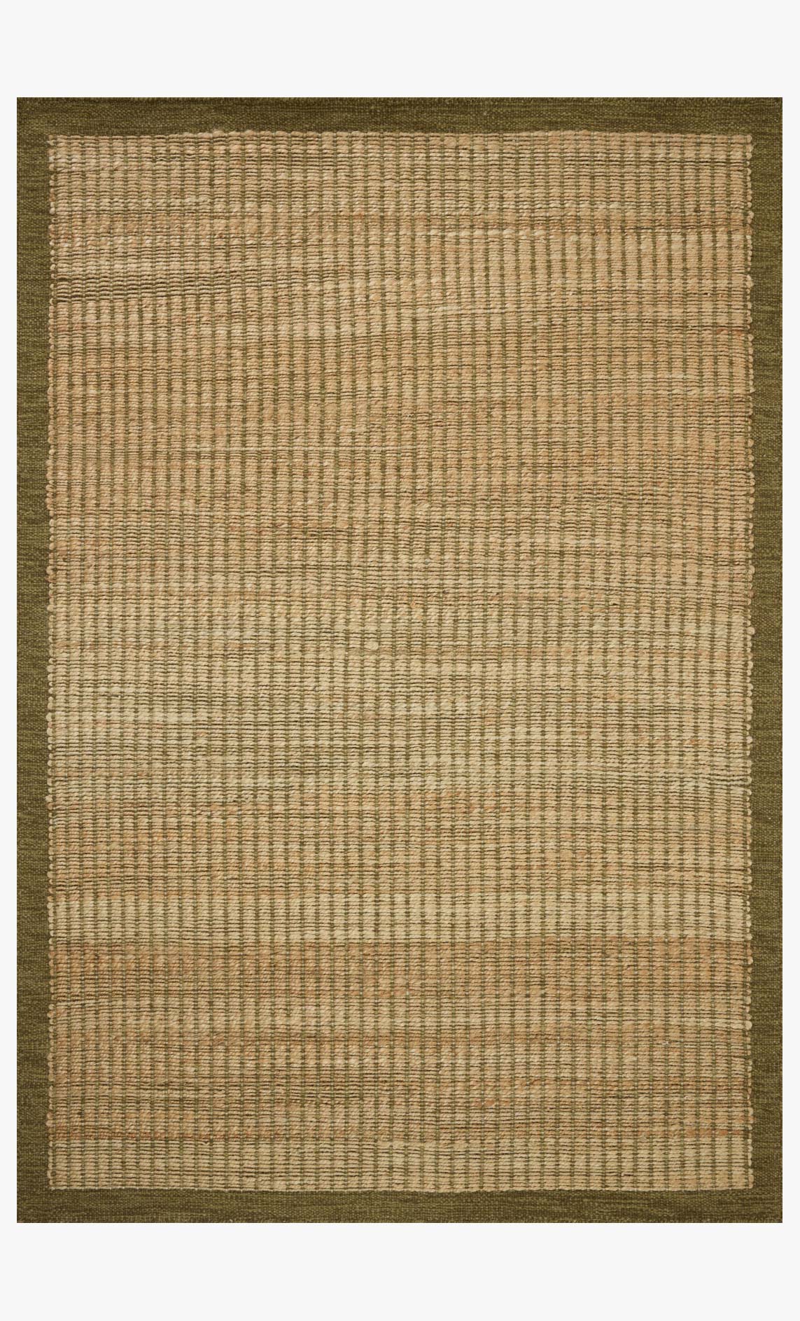 Amber Lewis x Loloi Lilah Natural / Olive Rug White Cliff Studio Area Rugs