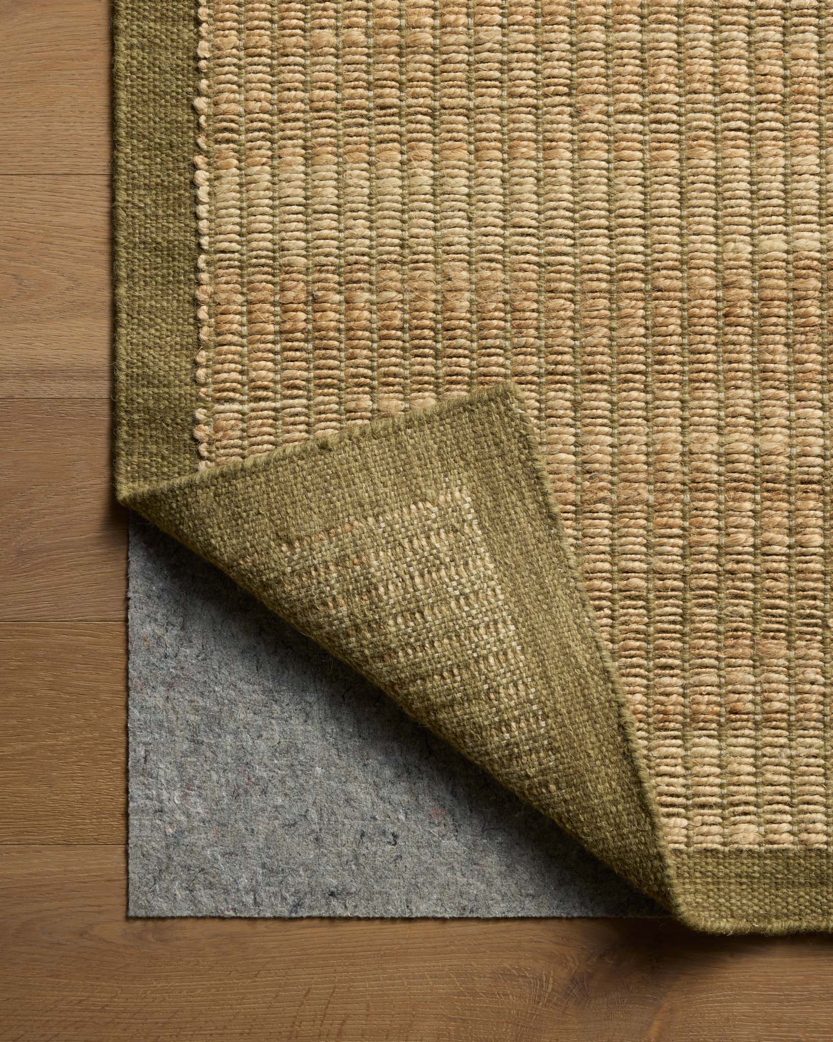 Amber Lewis x Loloi Lilah Natural / Olive Rug White Cliff Studio Area Rugs