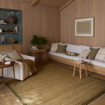 Amber Lewis x Loloi Lilah Natural / Olive Rug White Cliff Studio Area Rugs