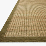 Amber Lewis x Loloi Lilah Natural / Olive Rug White Cliff Studio Area Rugs
