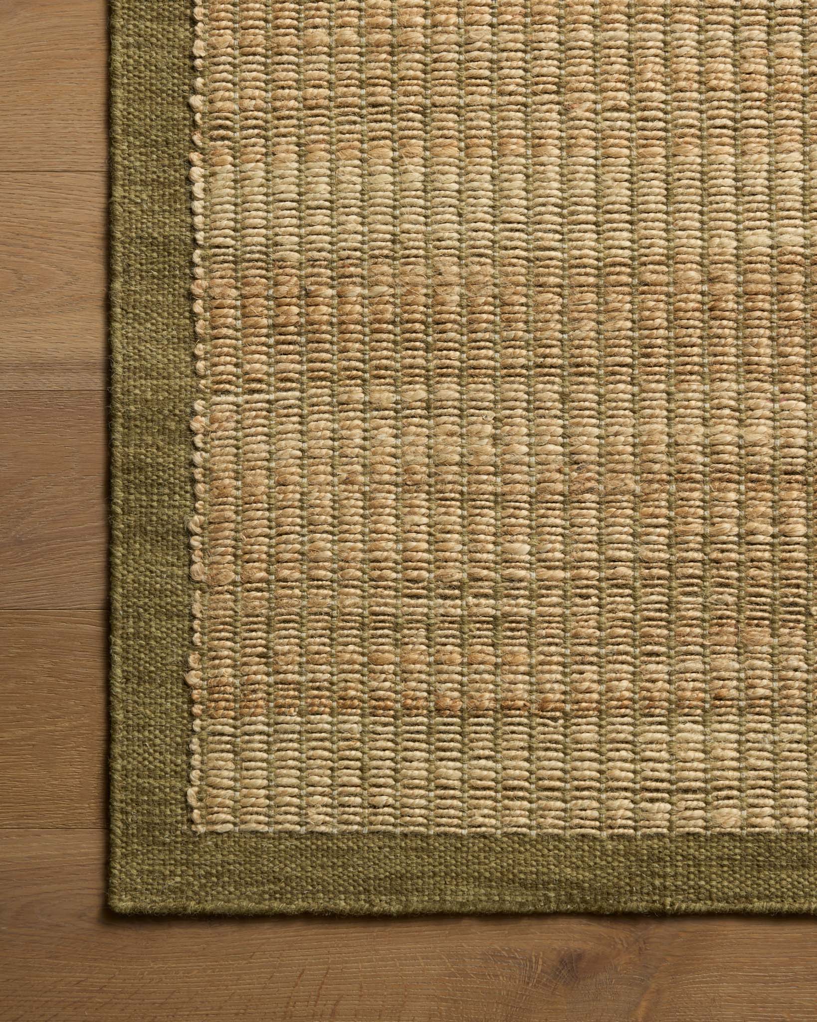 Amber Lewis x Loloi Lilah Natural / Olive Rug White Cliff Studio Area Rugs